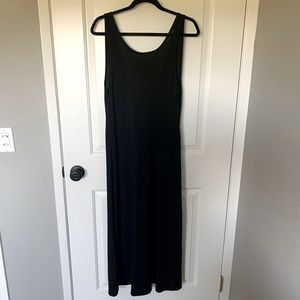 NWT Black Maxi Tank Resort Dress